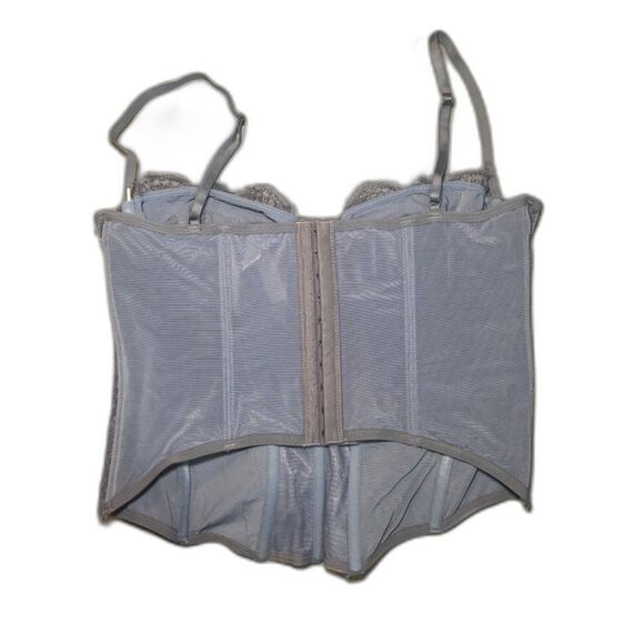 Urban Outfitters Out From Under Modern Love Blue Corset Top Size XL - Picture 2 of 6